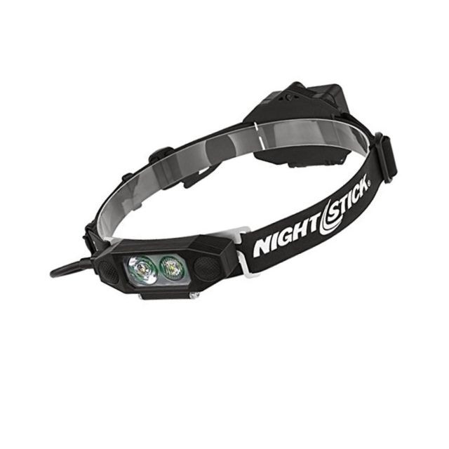 Nightstick Low-Profile Dual-Light Headlamp -Black - NSP-4616B