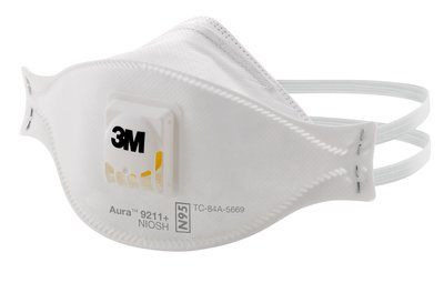 3M 9211+ Disposable N95 Comfort Design Respirator (Box/10)