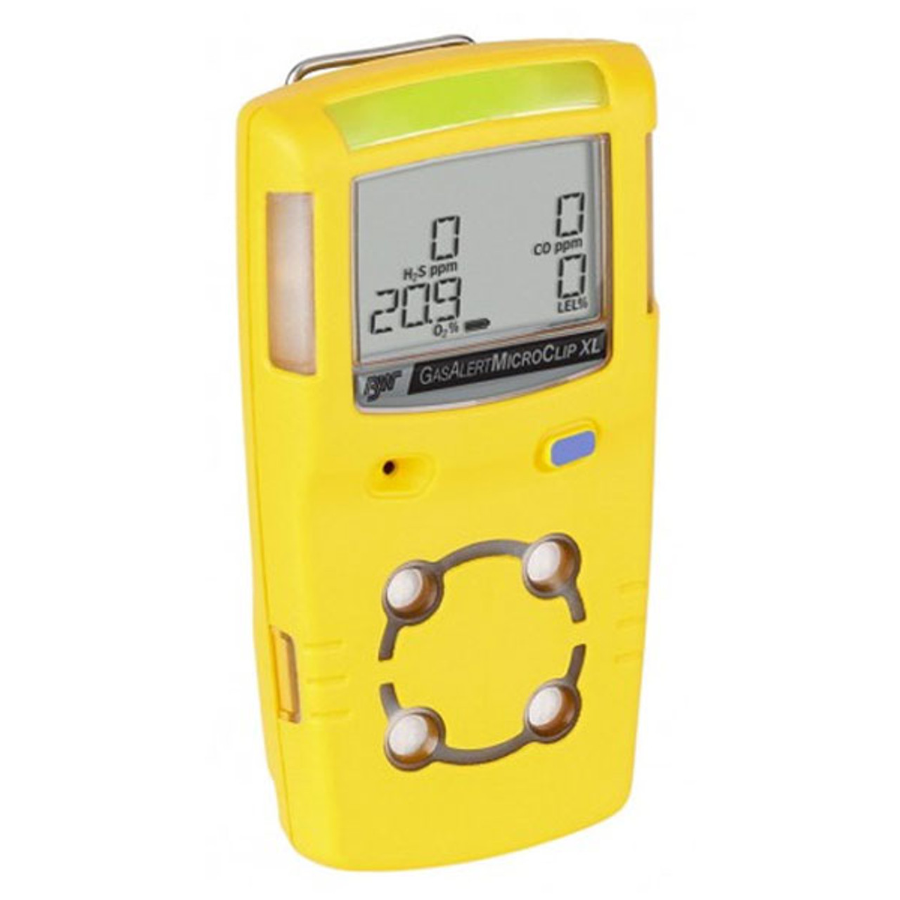BW MicroClip Multi Gas Meter (LEL, O2, CO, H2S) - Industrial