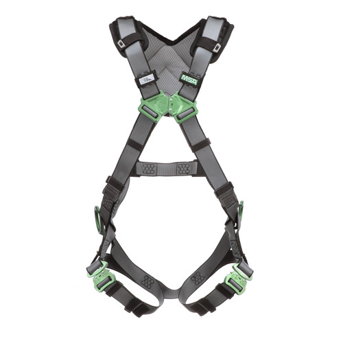 Standard 1 Back D-Ring MSA 10041518 TechnaCurv Full Body Pullover Style Harness with Qwik-Fit Leg Strap Standard 1 Back D-Ring MSA 10041518 TechnaCurv Full Body Pullover Style Harness with Qwik-Fit Leg Strap