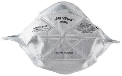 3M 9105 V-Flex N95 Particulate Respirator - NIOSH Approved