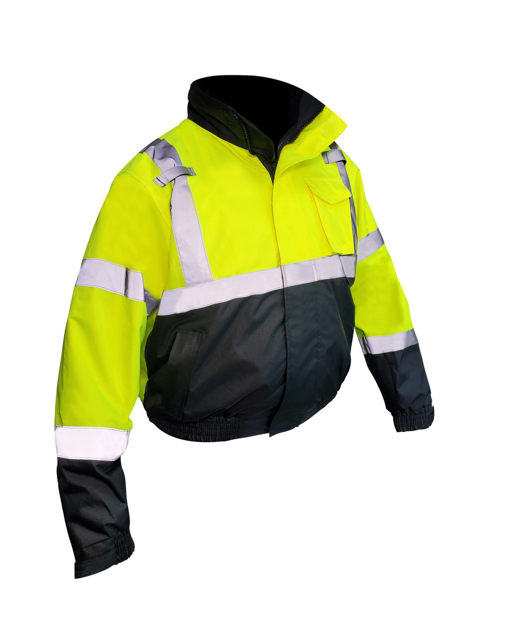 Class 3 Hi-Vis Safety Parka Jacket with Reflective Stripes | ANSI –  Technopack Corporation