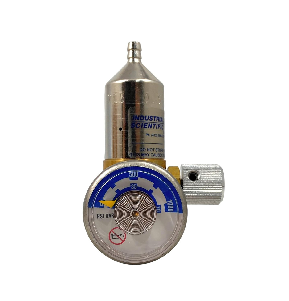 Industrial Scientific 18100883 Gas Regulator 1/2 LPM - Industrial