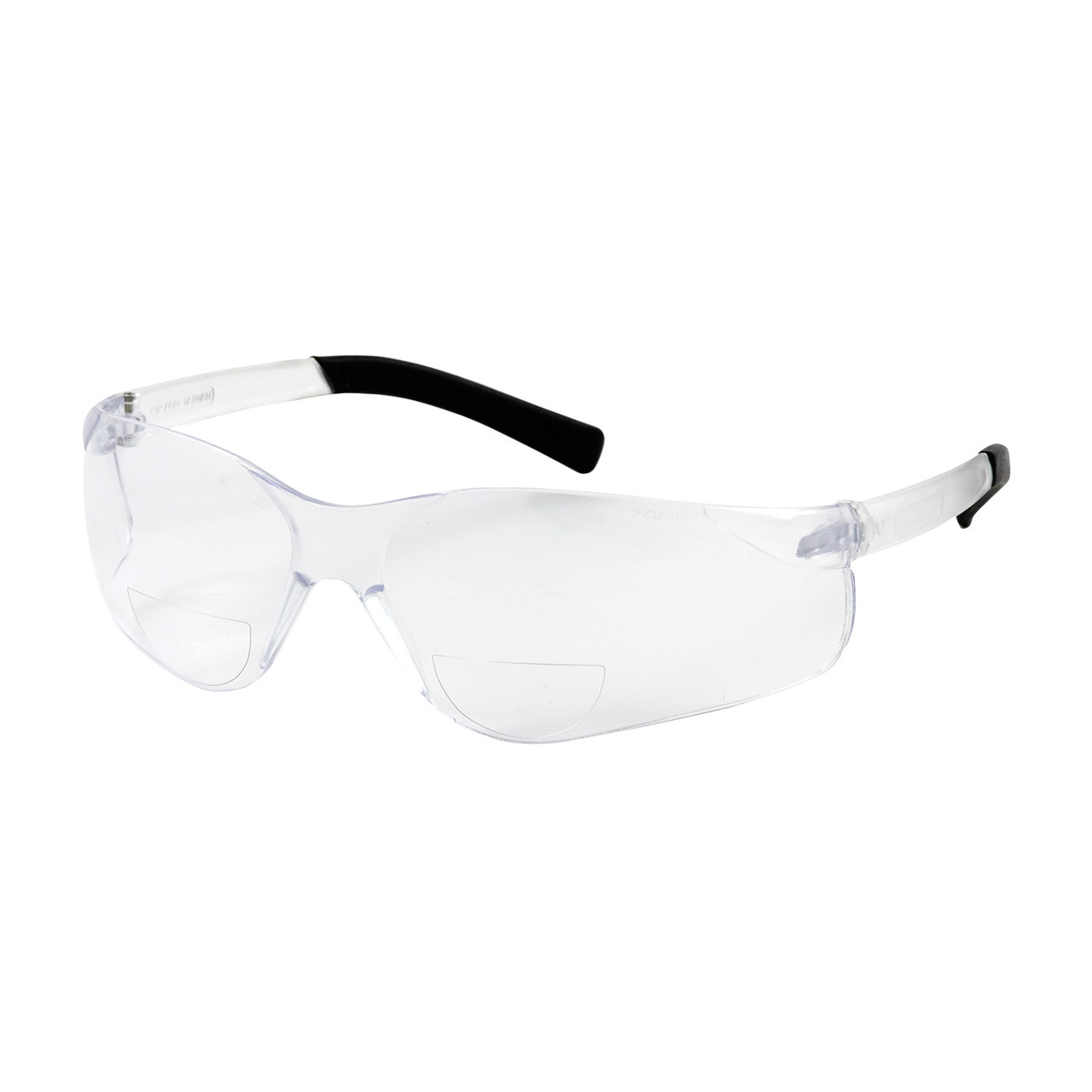 Bouton 250-26-0017 Rimless Safety Glasses with Clear Lens (Dozen
