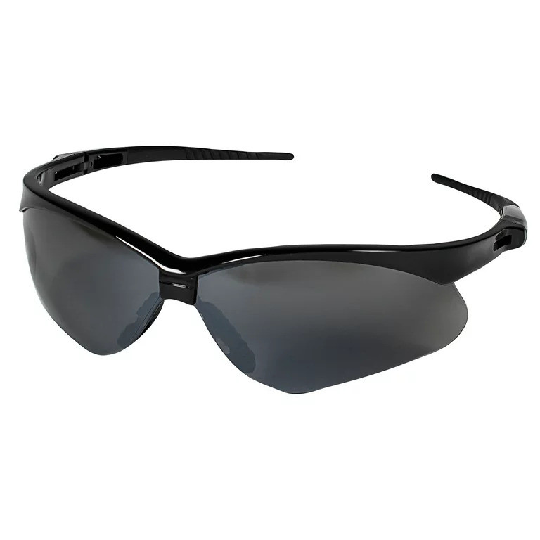 KleenGuard 25688 Nemesis Black Safety Glasses with Smoke Mirror