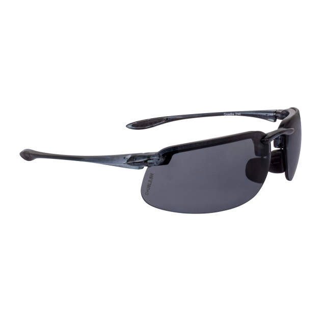 Crossfire 2141 Crystal Black Frame with Smoke Lens (Each