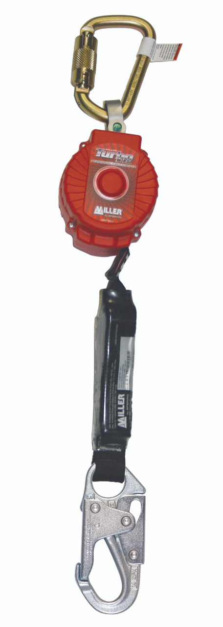 Miller Web 6' Self Retracting Lifeline with Carabiner - Industrial
