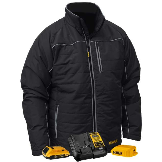 DeWalt DCHJ075D1 Heated Quilted Soft Shell Jacket Kitted
