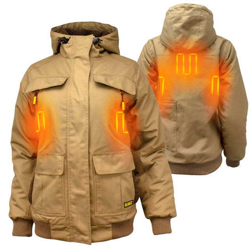 Dewalt DCHJ092D1 Women's Heavy Duty Ripstop Heated Jacket Kitted Industrial Safety Products