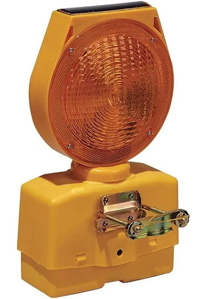 Cortina 03-10-SBLG Solar Barricade Light with Yellow Body and