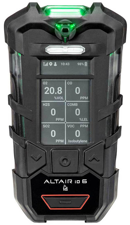 MSA 10255038 ALTAIR io 6 Portable Multigas Detector with Built-in