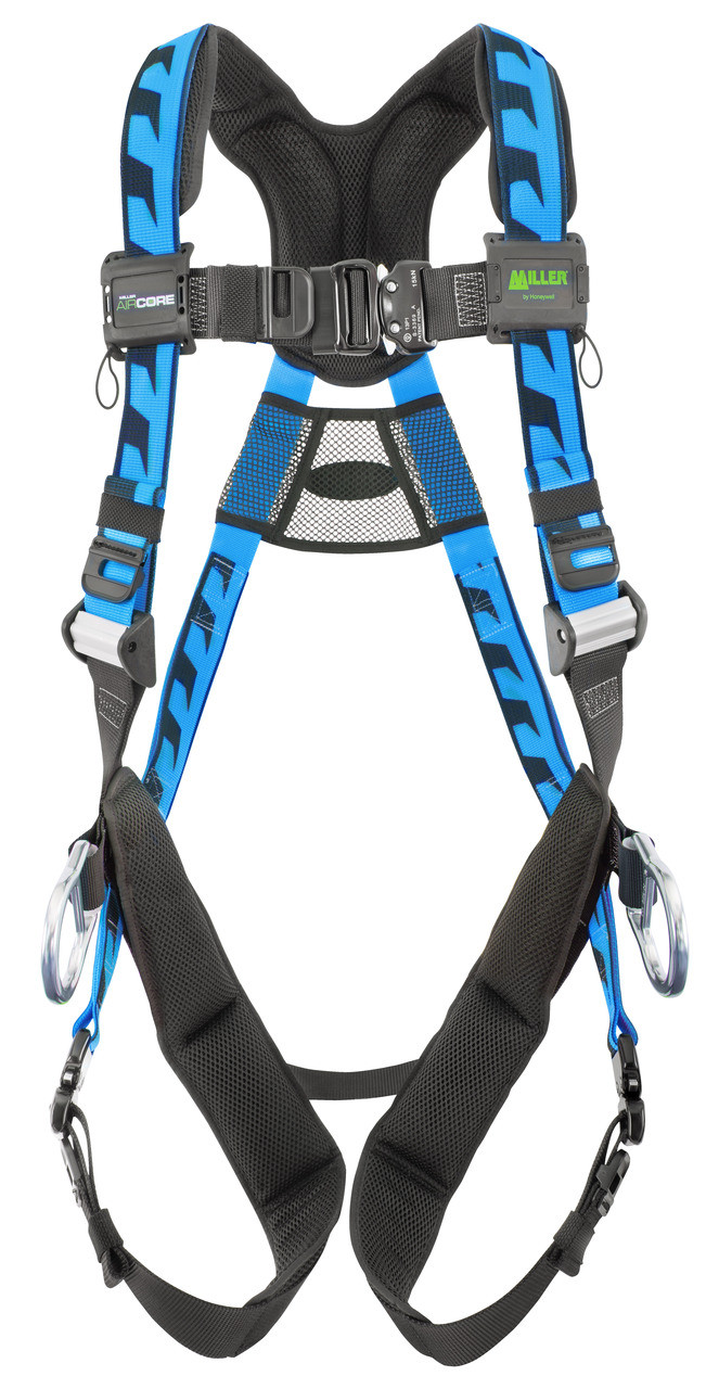 Miller ACA-QC-D Blue Harness with 3 D-rings Quick Connect Leg