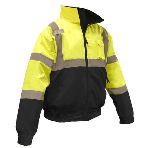 Radians SJ110B-3Z Hi-Viz Class 3 Bomber Safety Winter Jacket ...