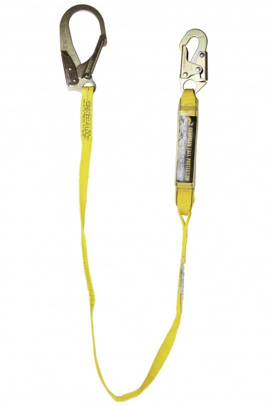 Guardian 01231 6' Double Leg Shock Absorbing Lanyard with Rebar Hooks