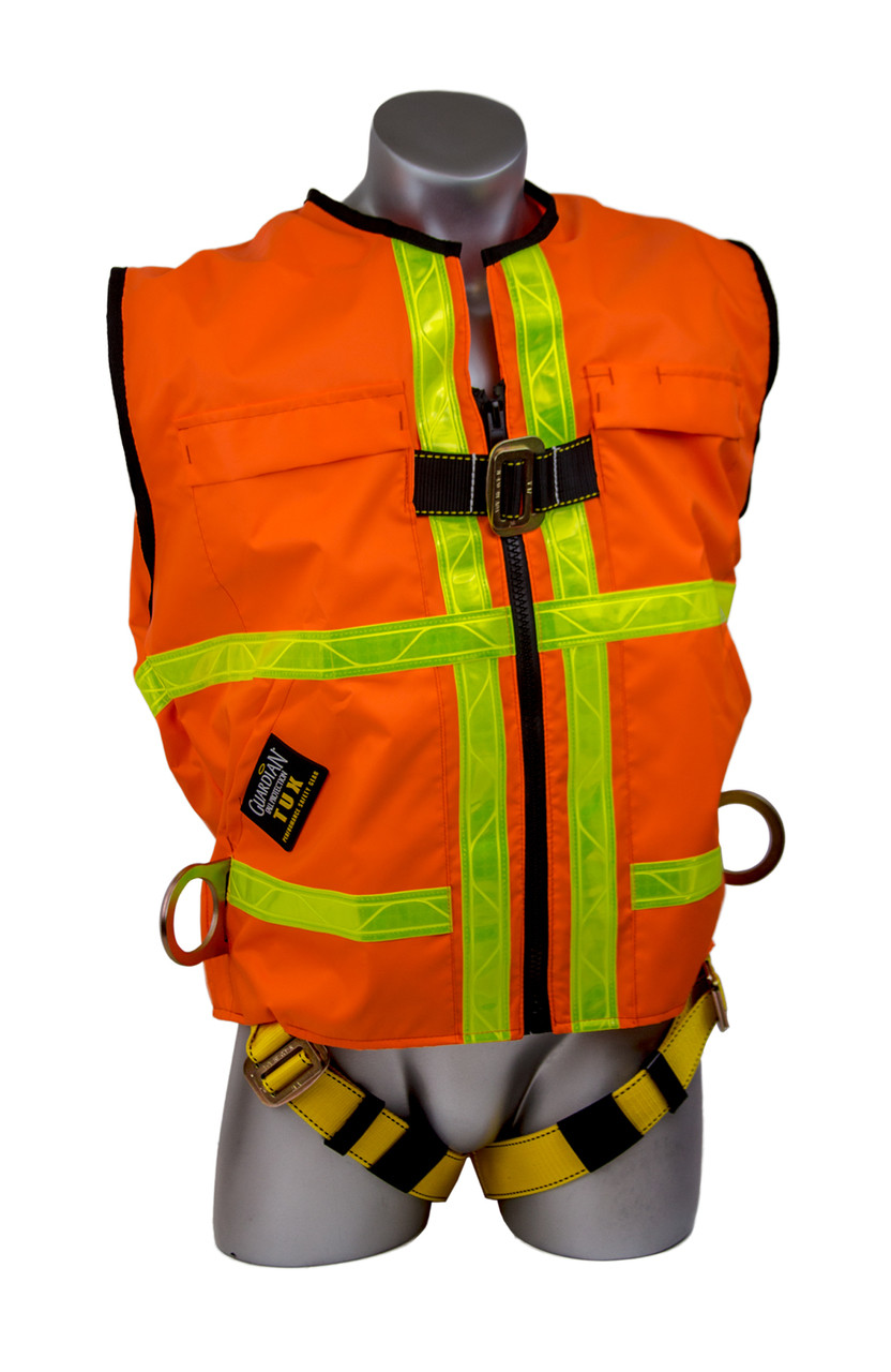 Fierce Safety AC400H High Vis Green Comfort Backpack with Reflective Tapes