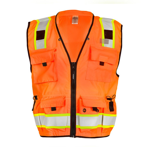 ML Kishigo S5001 Class 2 Orange Professional Surveyors Vest ...