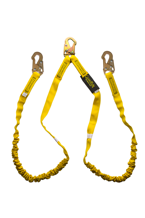 Guardian 01217 External Shock Lanyard Double Leg Steel Snap Hook 4