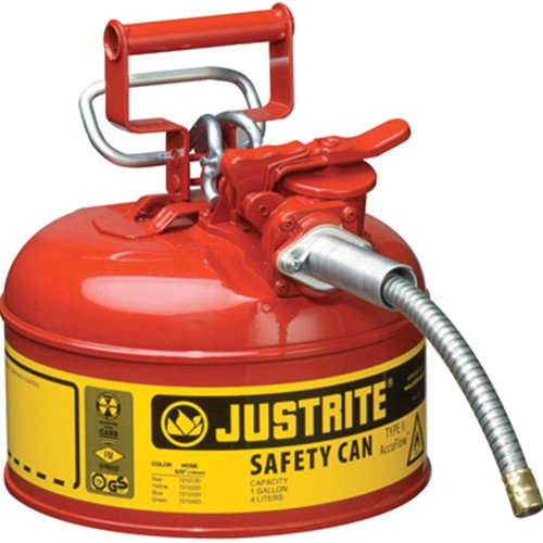 Justrite 7225120 Can for Flammables 2.5 Gal