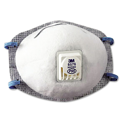 3M 8576 Particulate P95 Respirator with Exhalation Valve (Box/10 ...
