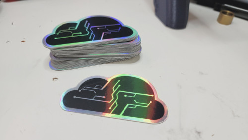 Digital Nimbus Labs Holographic Sticker