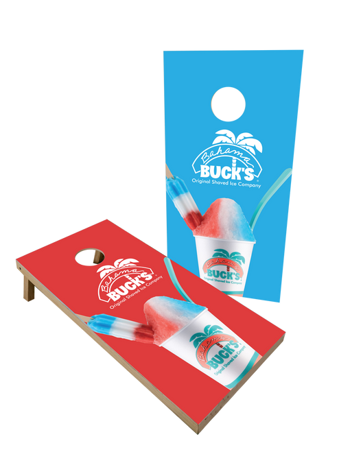 Cornhole Game (Bomb Pop Theme)