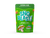 Bright green stand-up pouch for Bahama Buck’s Sno Blast in Extreme Sour flavor, featuring the Warheads brand logo and teal "SNO BLAST!" typography.