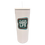 White tumbler with straw featuring a teal and red 'FLAVOR YOUR LIFE' logo on the front.