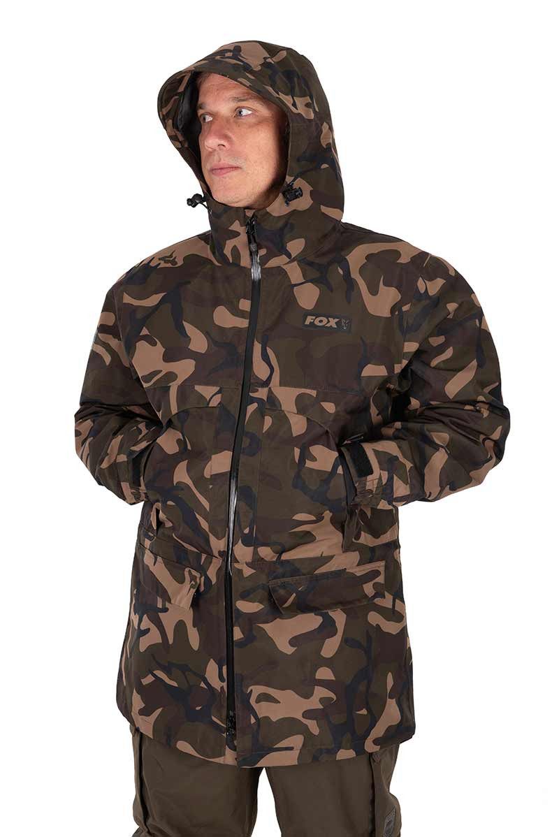 Fox RS 25K 3/4 Camo Waterproof Jacket | Hooked Tackle