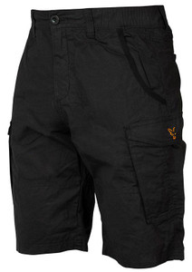 Fox International Fox Collection Black & Orange Combat Shorts 
