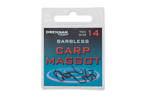 Drennan Spade End Carp Maggot Hooks- Barbless  Hooked Tackle