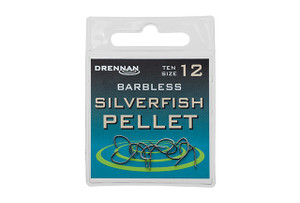 Drennan Spade End Silverfish Pellet Hooks- Barbless  Hooked Tackle