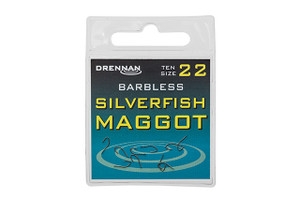 Drennan Spade End Silverfish Maggot Hooks Barbless  Hooked Tackle