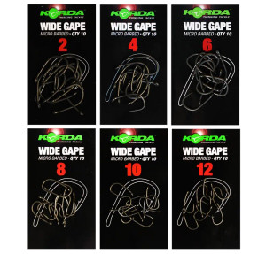 Korda Wide Gape Hooks  Hooked Tackle