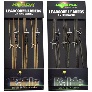  Korda Kable Leadcore Ring Swivel Leaders 