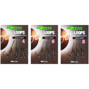  Korda DF Wide Gape Loop Rigs 