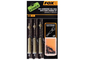 Fox International Fox Edges 30lb Submerge Heli Rigs Kwik Change 
