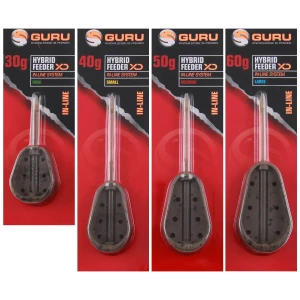 Guru Extra Distance Hybrid Feeders  Hooked Tackle