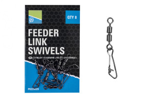 Preston Feeder Link Swivels P0220020 Hooked Tackle