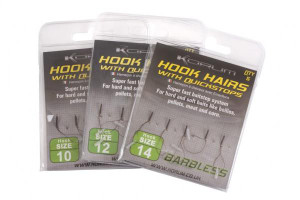  Korum Hook Hairs With Quickstops 