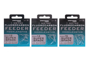 Drennan Fluorocarbon Super Spade Feeder 1m Feeder Rig  Hooked Tackle