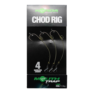 Korda Pre Tied Chod Rigs - Long  Hooked Tackle