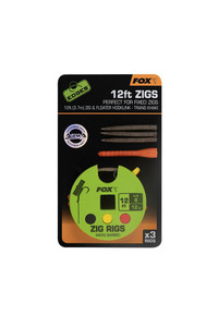Fox International Fox Ready Tied Zig Rigs - 12ft 