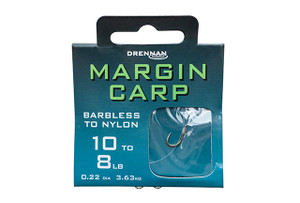 Drennan Hooks to Nylon- Margin Carp  Hooked Tackle