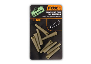 Fox Edges Slik Lead Clip Tail Rubbers CAC480 Hooked Tackle