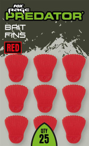 Fox Rage Predator Fox Predator Bait Fins - Red 