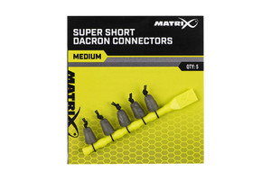 Fox Matrix Super Short Dacron Connectors - Hooked Tackle