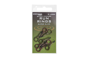 Drennan Quick Change Run Rings  Hooked Tackle