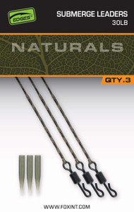 Fox Naturals Submerge Leaders 30lb - Hooked Tackle