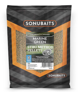 Sonubaits Marine Green Stiki 2mm Method Pellets 