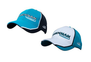 Drennan International Drennan Caps, sporty caps with blue and white color options featuring embroidered logo for outdoor fishing and sports activities.